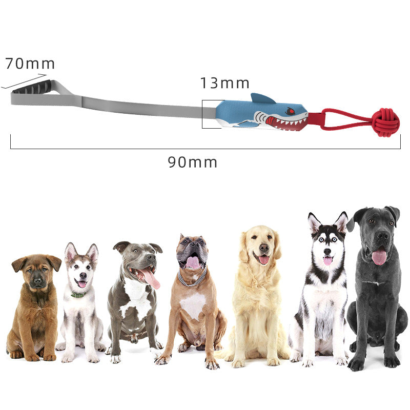 Interactive Squeaky Tug of War Dog Toy